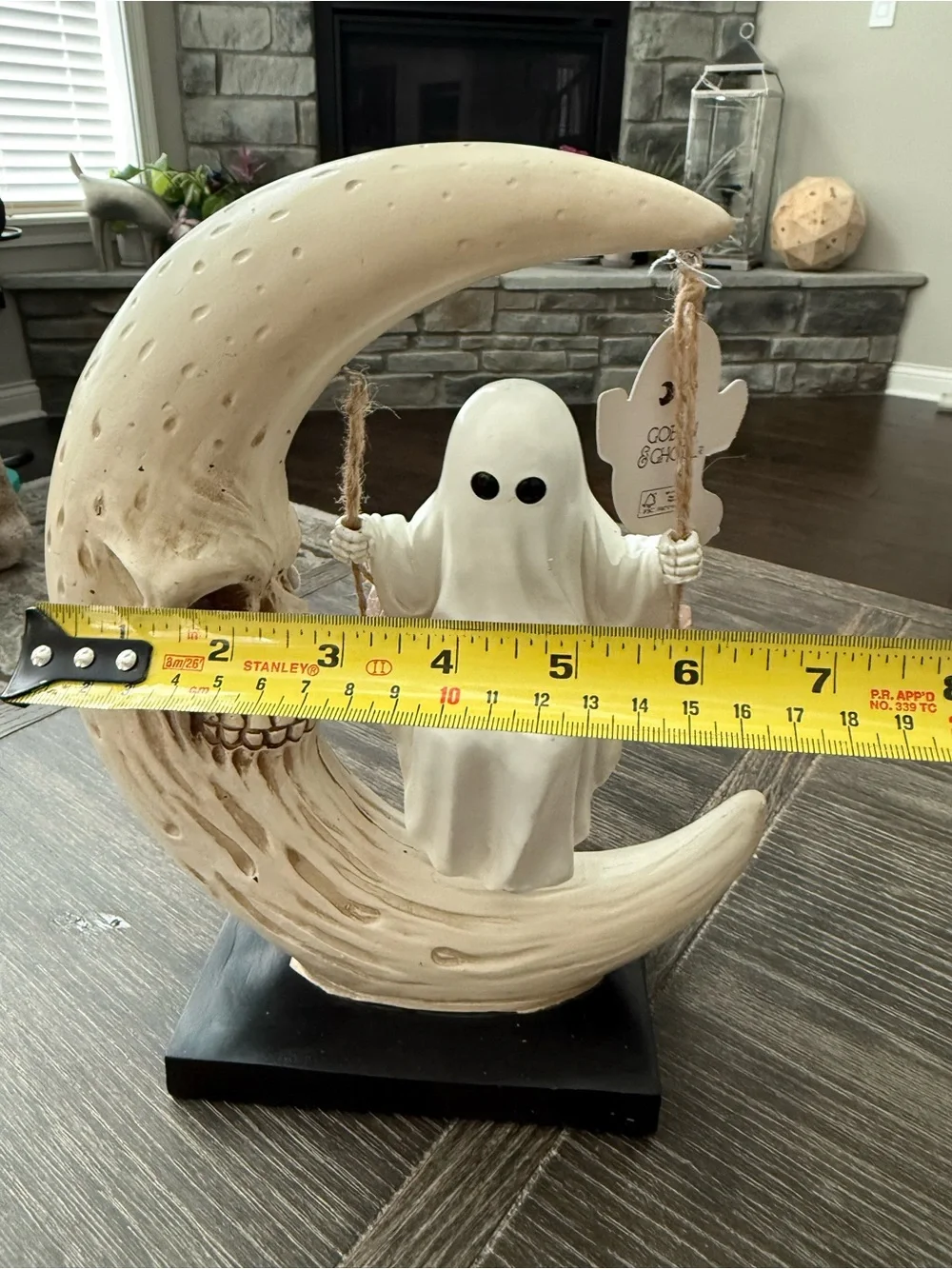 NWT Viral Halloween 2026 Ghost on Swing Crescent Moon